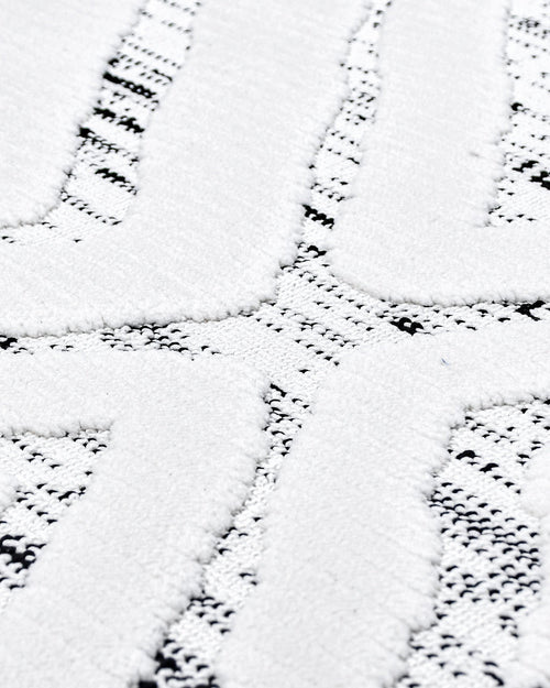 Mulberry Bej Geometrik Polyester Makine Halısı