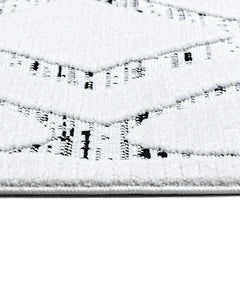 Mulberry Bej Geometrik Polyester Makine Halısı