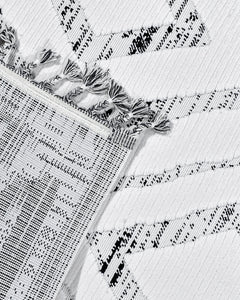 Mulberry Bej Geometrik Polyester Makine Halısı