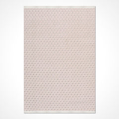 Bej Modern Polyester Makine Halısı