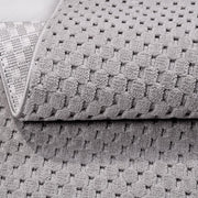 Gri Modern Polyester Makine Halısı