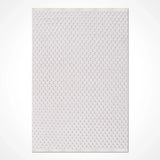 White Black Modern Geometric Living Room Rug Dotted - Polyester