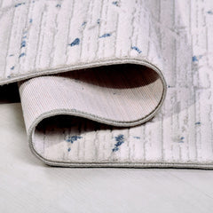 Krem Modern Akrilik Makine Halısı