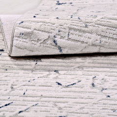 Krem Modern Akrilik Makine Halısı