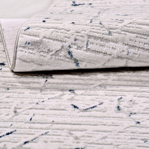 Krem Modern Akrilik Makine Halısı