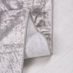 Gri Modern Akrilik Makine Halısı