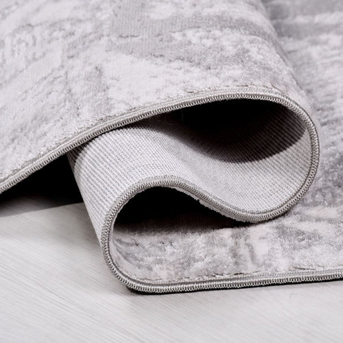 Gri Modern Akrilik Makine Halısı