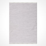 Light Gray Modern Striped Plain Living Room Rug - Acrylic