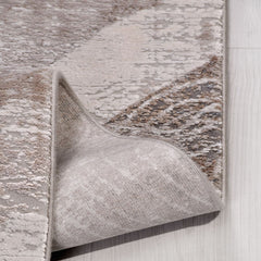 Bej Modern Viskon Makine Halısı