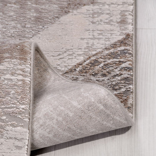 Bej Modern Viskon Makine Halısı