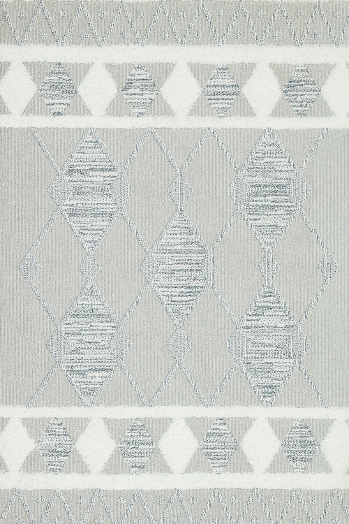 Mavi Geometrik Modern Etnik Desenli Halı  | Makinada Yıkanabilir | Hav Toz Vermez | Leke Tutmayan | Kaymaz Taban | Dijital Makine Baskı | Salon Yolluk Mutfak Halısı