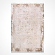 Bej Modern Akrilik Makine Halısı