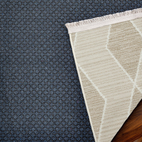 Krem Geometrik Modern Etnik Desenli Halı  | Makinada Yıkanabilir | Hav Toz Vermez | Leke Tutmayan | Kaymaz Taban | Dijital Makine Baskı | Salon Yolluk Mutfak Halısı