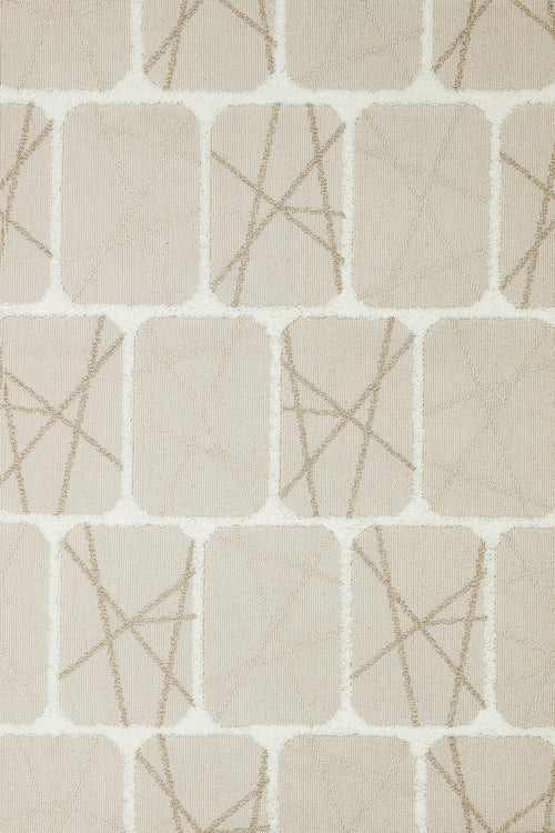 Krem Geometrik Modern Etnik Desenli Halı  | Makinada Yıkanabilir | Hav Toz Vermez | Leke Tutmayan | Kaymaz Taban | Dijital Makine Baskı | Salon Yolluk Mutfak Halısı