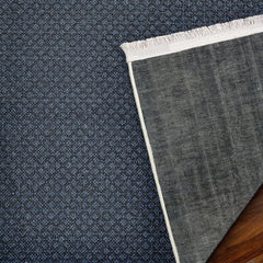 Antrasit Düz Modern Etnik Desenli Halı  | Makinada Yıkanabilir | Hav Toz Vermez | Leke Tutmayan | Kaymaz Taban | Dijital Makine Baskı | Salon Yolluk Mutfak Halısı