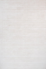 Cream Light Beige Modern Living Room Rug - Cotton Digital Print