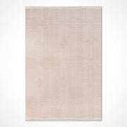 Bej Modern Akrilik Makine Halısı