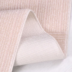 Bej Modern Akrilik Makine Halısı