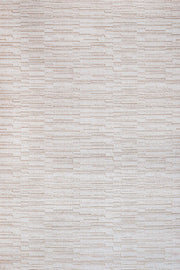Bej Geometrik Minimalist Halı - Yıkanabilir - Kaymaz Taban - Pati Dostu