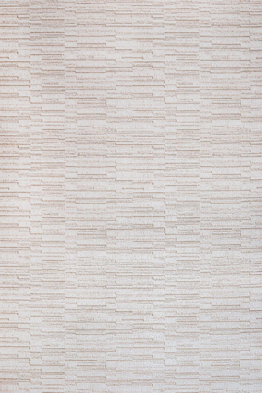 Bej Geometrik Minimalist Halı - Yıkanabilir - Kaymaz Taban - Pati Dostu