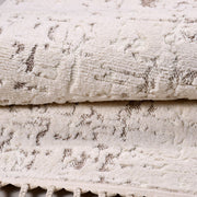 Bej Modern Polyester Makine Halısı