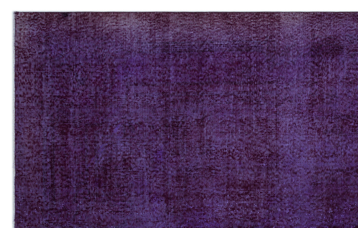 Tirena Mor ve Kırmızı Soyut Desenli El Dokuma Halı 178x283 cm – detay görünümü