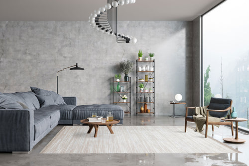 Hav Toz Vermez Yıkanabilir Kaymaz İnce Dokuma Modern Halı