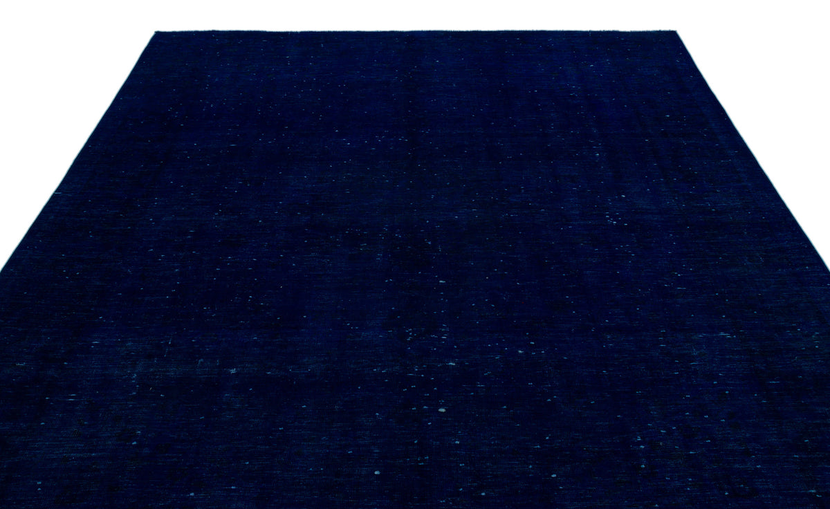 Navyel Mavi ve Lacivert Düz El Dokuma Halı 235x328 cm – detay görünümü