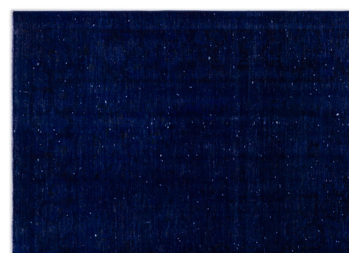 Navyel Mavi ve Lacivert Düz El Dokuma Halı 235x328 cm – detay görünümü