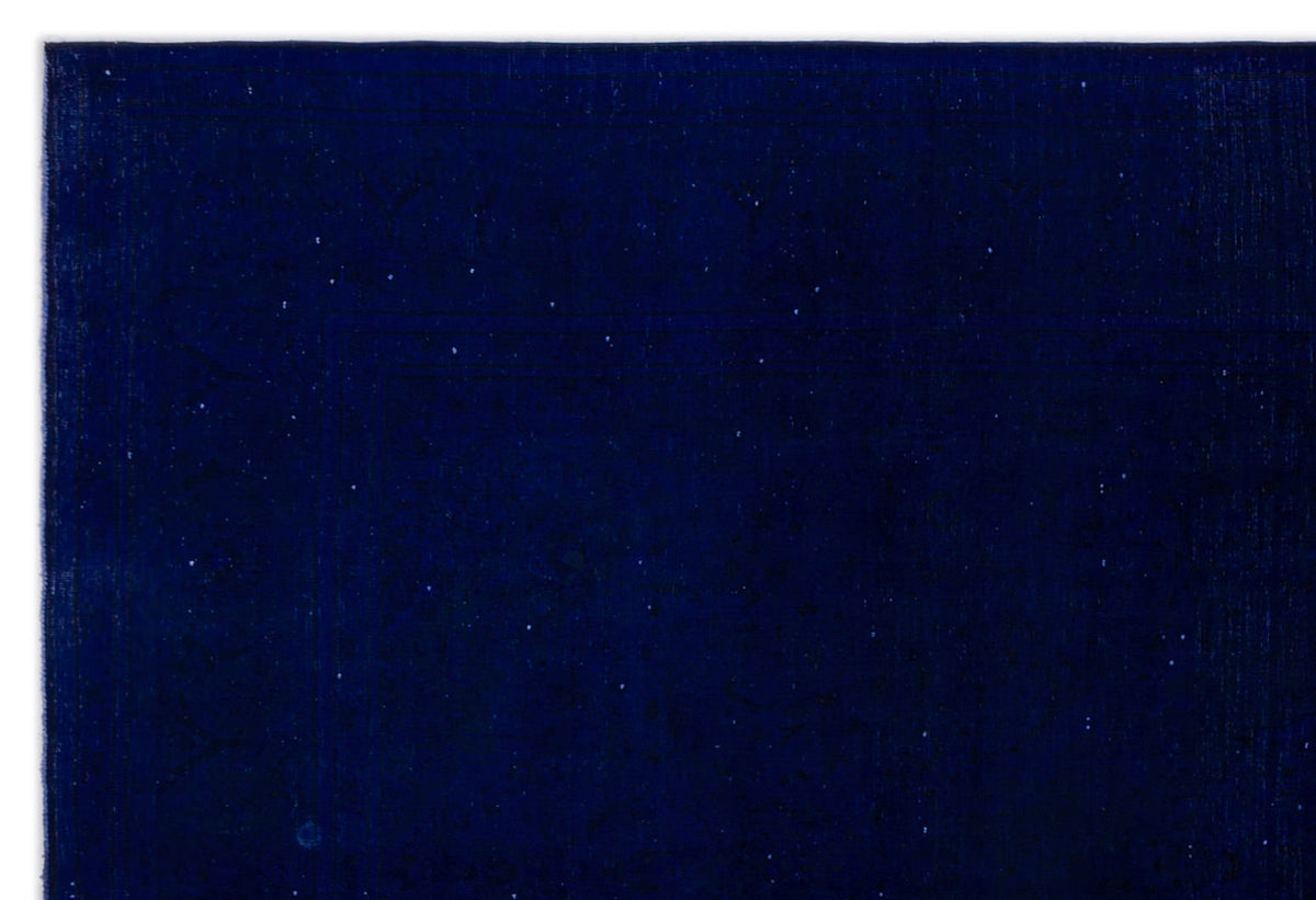 Navyel Mavi ve Lacivert Düz El Dokuma Halı 235x341 cm – detay görünümü
