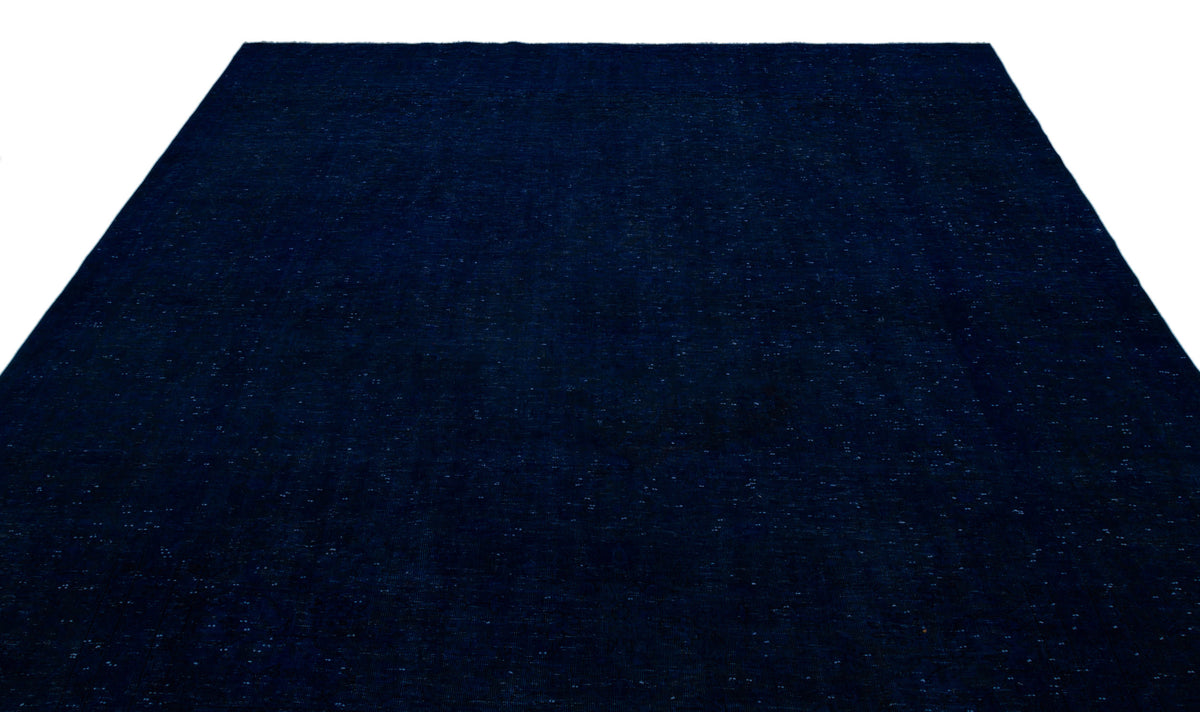 Navyel Mavi ve Lacivert Düz El Dokuma Halı 245x338 cm – detay görünümü
