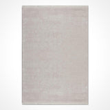 Beige Classic Living Room Rug - Polyester Machine Woven