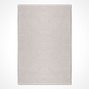 Krem Modern Viskon Makine Halısı