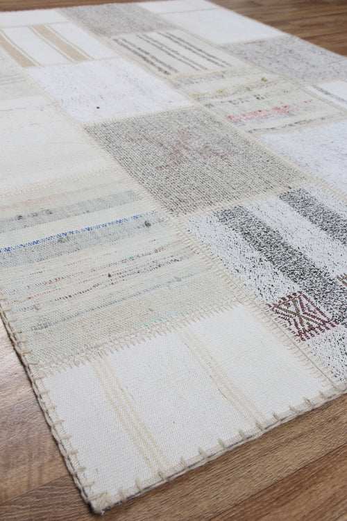 Geleneksel Kendir Patchwork Kilim