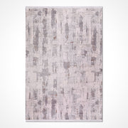 Krem Modern Akrilik Makine Halısı