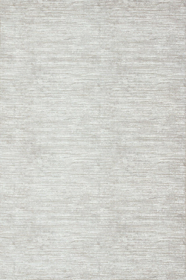 Gri Krem Düz Modern Halı - Yıkanabilir - Kaymaz Taban - Pati Dostu