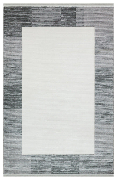 Halınet Norman Gri Çerçeveli Akrilik Makine Halısı