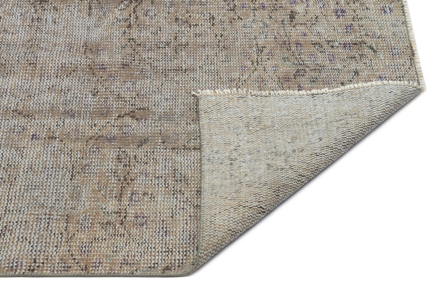 Tirena Gri ve Bej Soyut Desenli El Dokuma Halı 160x257 cm – detay görünümü