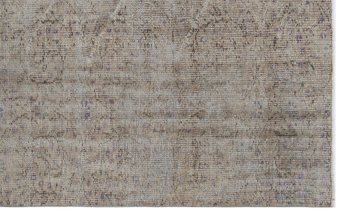 Tirena Gri ve Bej Soyut Desenli El Dokuma Halı 160x257 cm – detay görünümü
