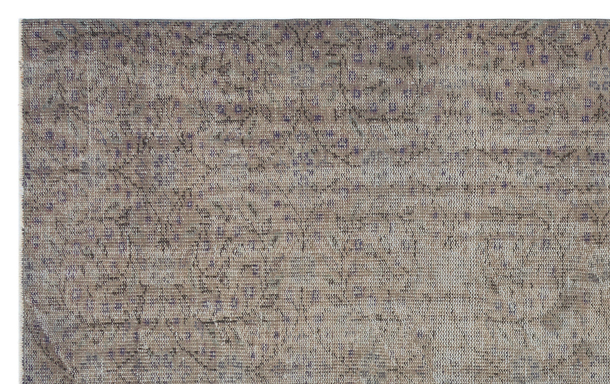Tirena Gri ve Bej Soyut Desenli El Dokuma Halı 160x257 cm – detay görünümü