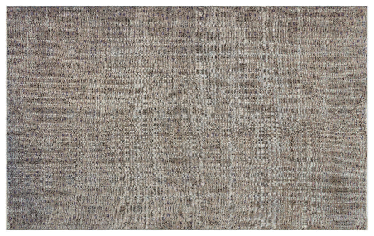 Tirena Gri ve Bej Soyut Desenli El Dokuma Halı 160x257 cm