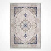 Bej Göbekli Akrilik Makine Halısı