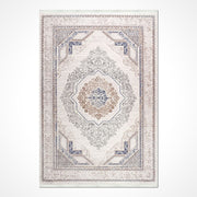 Krem Göbekli Akrilik Makine Halısı