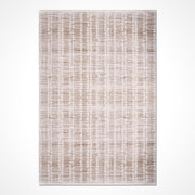 Bej Modern Akrilik Makine Halısı