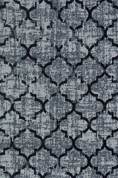 Gri Geometrik Modern Etnik Desenli Halı  | Makinada Yıkanabilir | Hav Toz Vermez | Leke Tutmayan | Kaymaz Taban | Dijital Makine Baskı | Salon Yolluk Mutfak Halısı