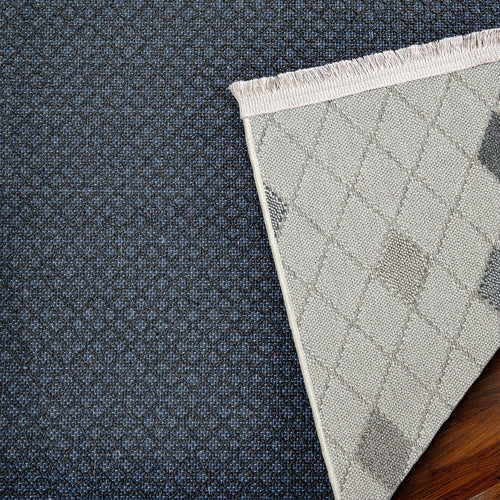 Gri Geometrik Modern Etnik Desenli Halı  | Makinada Yıkanabilir | Hav Toz Vermez | Leke Tutmayan | Kaymaz Taban | Dijital Makine Baskı | Salon Yolluk Mutfak Halısı