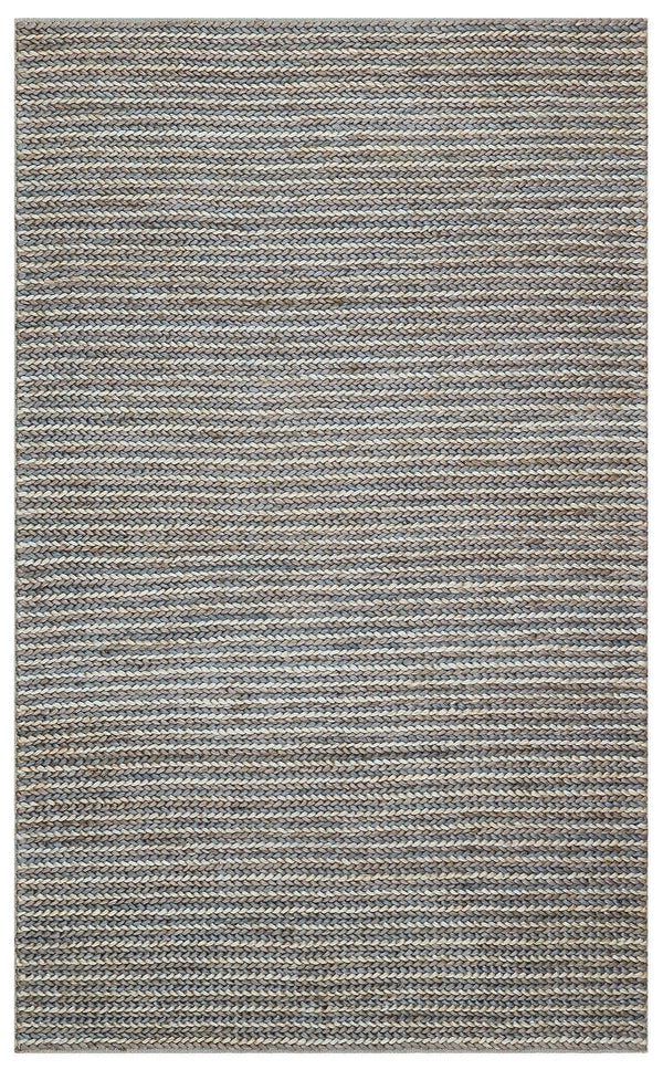 Gri Dekoratif Düz Jüt Halı - Yıkanabilir - Pati Dostu - Toz Vermez