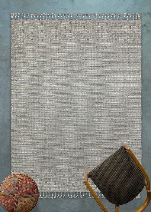 Gri Geometrik Modern Etnik Desenli Halı  | Makinada Yıkanabilir | Hav Toz Vermez | Leke Tutmayan | Kaymaz Taban | Dijital Makine Baskı | Salon Yolluk Mutfak Halısı