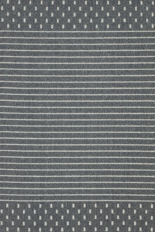 Mavi Çerçeveli Modern Etnik Desenli Halı  | Makinada Yıkanabilir | Hav Toz Vermez | Leke Tutmayan | Kaymaz Taban | Dijital Makine Baskı | Salon Yolluk Mutfak Halısı