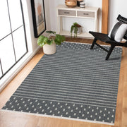 Mavi Çerçeveli Modern Etnik Desenli Halı  | Makinada Yıkanabilir | Hav Toz Vermez | Leke Tutmayan | Kaymaz Taban | Dijital Makine Baskı | Salon Yolluk Mutfak Halısı